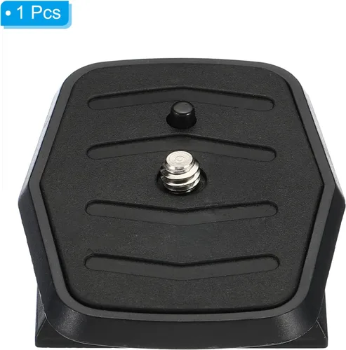 Vista 3 de PATIKIL Placa de liberación rápida para trípode, adaptador de trípode de cámara, placa de montaje de repuesto para trípode modelo 3, color negro