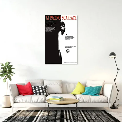 Vista 3 de Películas favoritas de los 80 - Scarface - Póster de película (estilo regular) (tamaño: 27" x 39")