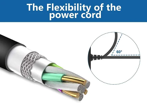 Vista 3 de Cable adaptador de corriente de repuesto Intex 28620ep compatible con Intex 28620 28620E 28620EP CL1704 12269 Cable de carga portátil al vacío