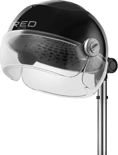Vista 7 de RED by Kiss 3000 Secador de cerámica con capucha y soporte ajustable con temporizador digital, altura ajustable, ruedas de 360°, 3 configuraciones