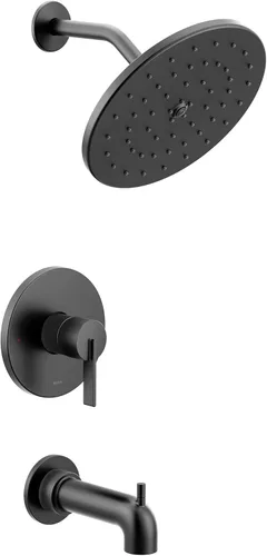 Vista 10 de Moen UT3363EPBG Cia M-CORE 3-Series 1-Handle Eco-Performance - Kit de molduras para bañera y ducha, requiere válvula, oro cepillado