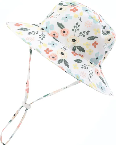 Vista 3 de Sombrero de sol para bebé, sombreros de pescador para niños, protección solar de verano, sombreros de playa para niños, sombrero de ala ancha