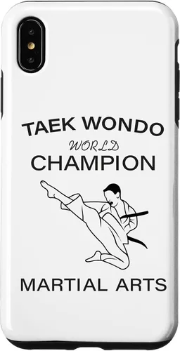 Vista 7 de iPhone 14 Teak Wondo Campeón Mundial - Artes Marciales - Estuche de combate MMA