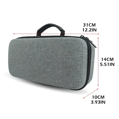 Vista 3 de EVA Carrying Case for ROG Ally Game Console and Charger Storage Protective Travel Bag Cover for ROG Ally