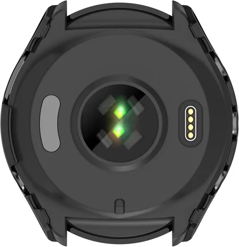 Vista 9 de FitTurn Compatible con Garmin Forerunner 965 - Funda protectora de pantalla de repuesto para PC, delgada, cobertura completa 3D, protector