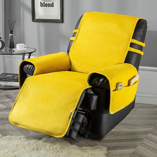 Vista 13 de STONECREST - Funda para silla reclinable, funda acolchada de terciopelo resistente al agua, se mantiene en su lugar