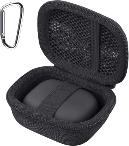 Vista 14 de co2CREA Estuche rígido para Beats Powerbeats Pro 2 con clip de mosquetón Caja Naranja Eléctrica