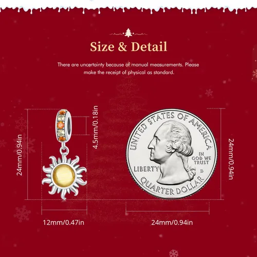 Vista 4 de VOROCO Atrapasueños con diseño de estrella de café y luna para pulsera de plata de ley 925 y cuentas para pulsera y collar, joyería de bricolaje