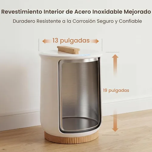 Vista 6 de Keenray - Calentador de toalla de estilo cubo mejorado, calentador de toallas grande con 3 modos de calefacción, tiempo de calentamiento ajustable