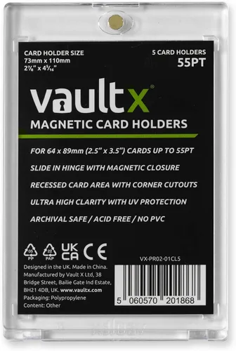 Vista 8 de Vault X Portatarjetas magnéticas de 25pt (paquete de 5) Fundas