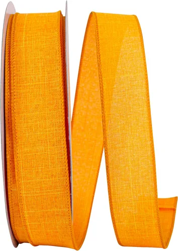Vista 9 de Cinta Reliant Ribbon 92573W-031-09K para borde con alambre Everyday Linen Value, 1-1/2 pulgadas x 50 yardas, color negro