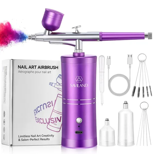Vista 10 de Kit de Limpieza de Aerógrafo SAVILAND: Kit de Limpieza de Aerógrafo Instantáneo 240ml de 10S, Libre de Acetona con Bajo Olor, Incluye Cepillo