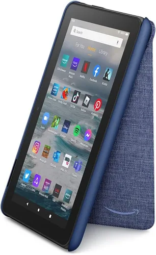 Vista 2 de Estuche para tablet Amazon Fire 7 (compatible solo con la tablet de 12.a generación lanzada en 2022) - Denim