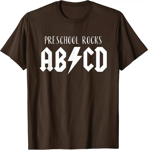 Vista 25 de Preschool Rocks Teacher Back to School ABCD Rock First Day T-Shirt Asphalt Grey