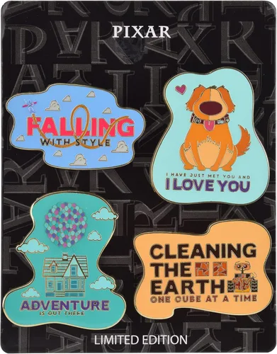 Vista 9 de Disney Pixar Enamel Pin Set Pack of 4 Pieces 175 Limited Edition Collectors Pins