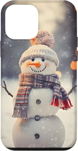 Vista 16 de Cute Christmas Snowman Winter Snow Scene Holiday Season Case for iPhone 17
