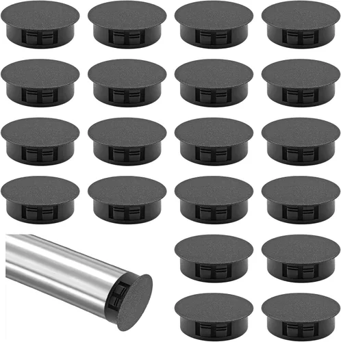 Vista 8 de 30 tapones blancos para agujeros – Tapones de plástico tipo empotrado de 1-1/4 pulgadas (1.260 in) a presión en tubo de orificio de bloqueo