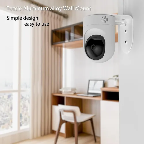 Vista 4 de Soporte de pared de metal para Eufy Security Indoor Cam E220 y Eufy P24, proporciona mejores ángulos de visión
