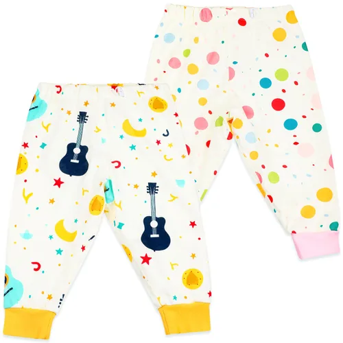 Vista 8 de 2 paquetes de pantalones de pañal impermeables para entrenamiento para ir al baño, pantalones de pañal de tela para bebé niño y niña para la noche