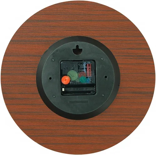 Vista 8 de Reloj de pintura de tinta acuarela amarillo verde calabazas hojas redondo creativo reloj decorativo sin tictac Acción de Gracias o Halloween reloj