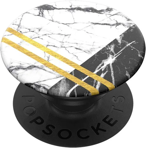 Vista 10 de PopSockets Soporte extensible intercambiable y agarre para teléfonos inteligentes y tabletas - Mármol Egeo