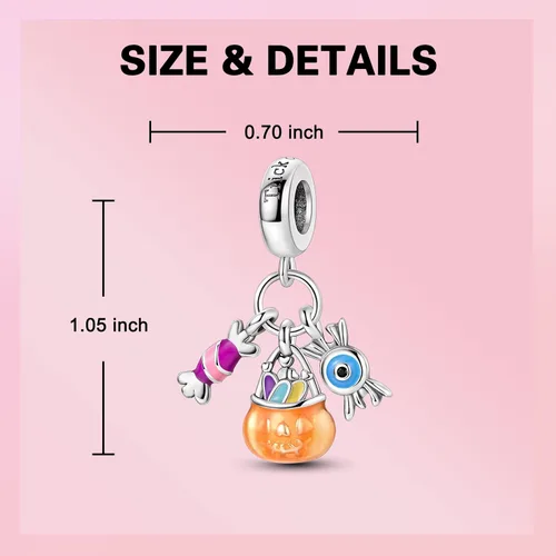 Vista 69 de Dije de girasol con diseño de estrella y luna y elefante para pulsera, collar de plata de ley 925, dijes de corazón de amor para mujer, regalo