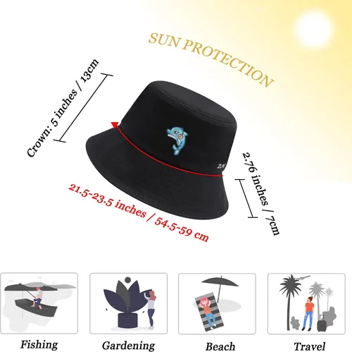 Vista 250 de ZLYC Gorra de pescador bordada de moda unisex para hombres y mujeres