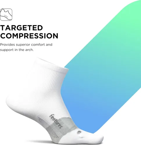 Vista 12 de Feetures Elite Ultra Light Cushion Quarter - Calcetín deportivo con compresión específica