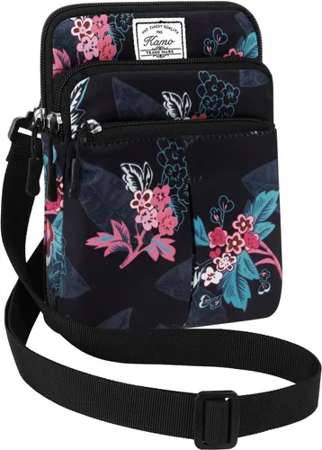 Vista 7 de Kamo Bolso Multifuncional para Teléfono de Un Solo Hombro, Bolso de Cintura para Teléfono, Bolso Diagonal Cruzado, Estuche para Teléfono Inteligente