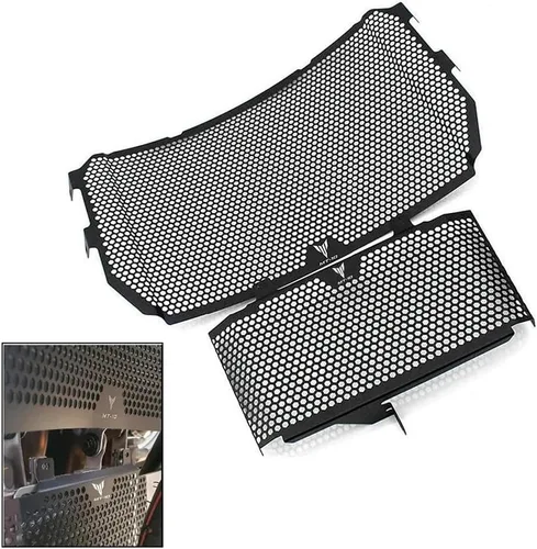 Vista 2 de Radiators Guard for Ya&maha MT-10 MT10 MT 10 FZ10 FZ 10 FZ-10 2016-2023 Motorcycle Radiator Grille Guard Oil Cooler Cooling Cover Protection
