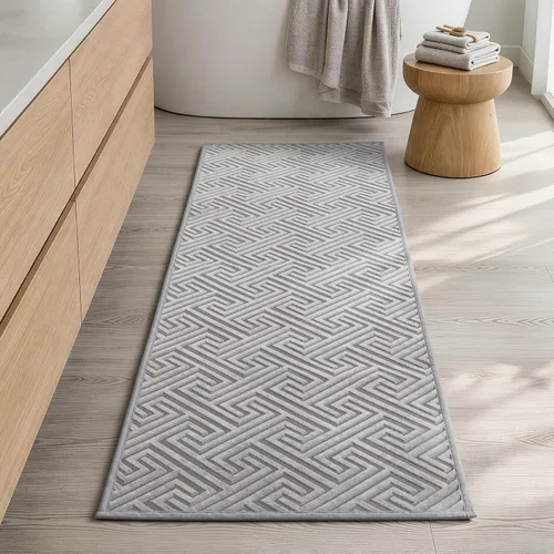 Vista 42 de YIHOUSE Alfombras de baño beige de 17 x 24 pulgadas, de secado rápido, antideslizantes, absorbentes, lavables a máquina, fina alfombra de baño