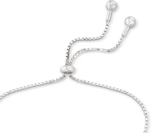 Vista 3 de Ross-Simons Pulsera Bolo de perlas cultivadas de 0.217-0.236 in en plata de ley, perla, no conocido