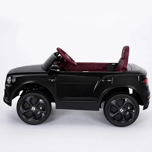 Vista 3 de Autos eléctricos Bentley Bentayga con licencia para niños Cristal negro