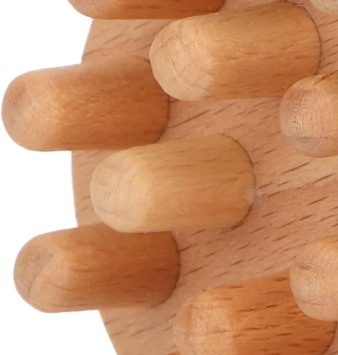 Vista 9 de HURRISE Masajeador de cabeza de madera, forma elimina molestias, reduce el estrés, herramienta de masaje de cabeza para dolor de cabeza