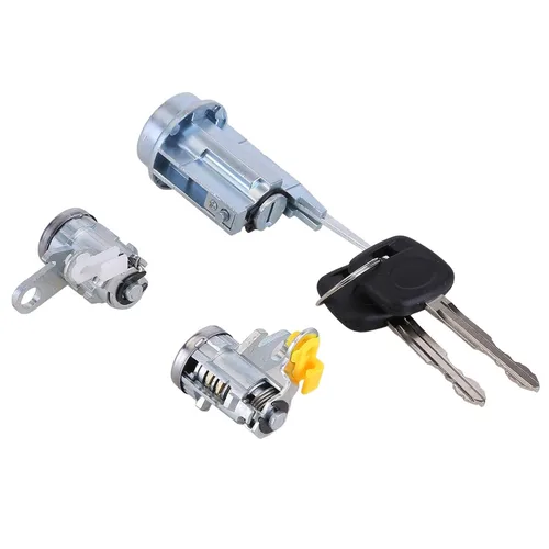 Vista 3 de Tacoma Lock Kit - Juego de llaves de cilindro de bloqueo de puerta e interruptor de encendido (1995-2004) - DL108R, 69051-35070, 69057-35070