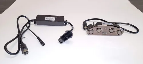 Vista 2 de Mulin - Interruptor reclinable eléctrico MLSK35-D2 izquierdo (lado derecho) con USB para dos motores/igual que MLSK35-D controlador izquierdo de 5