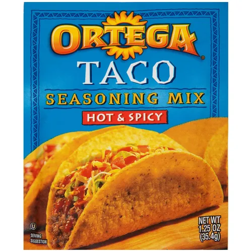Vista 11 de Ortega Seasoning Mix, 40% menos de Taco de sodio, 6.5 onzas