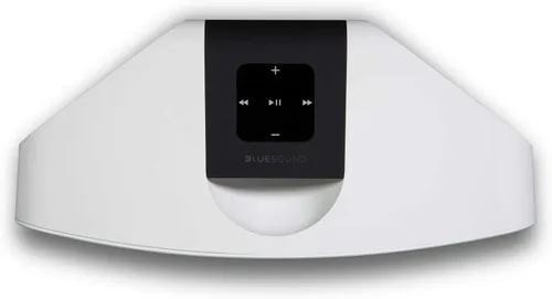 Vista 6 de Bluesound Pulse MINI 2i - Altavoz inteligente compacto inalámbrico para varias habitaciones con Bluetooth, color blanco, compatible con Alexa y Siri