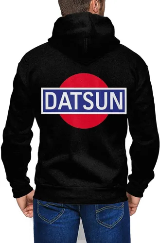 Vista 2 de Lizisgu Datsun - Sudadera con capucha y cremallera completa para hombre