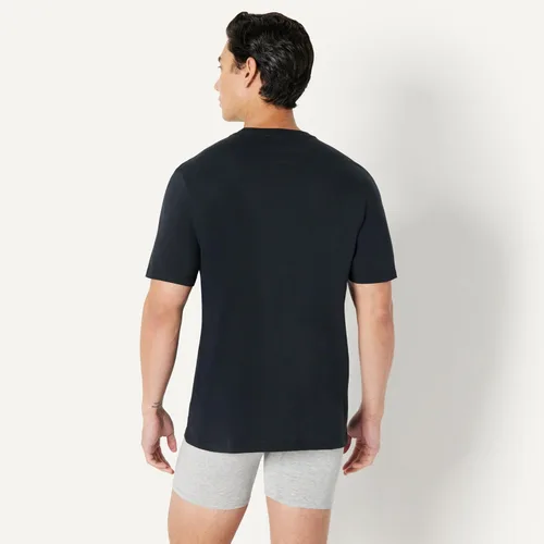 Vista 3 de Amazon Essentials Camiseta de manga corta con cuello redondo para hombre, ajuste regular, paquete de 6