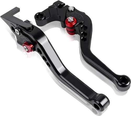 Vista 17 de Palanca de freno de embrague plegable ajustable para motocicleta para Yamaha FZ6 FZ 6 FAZER 2004 2010 XJ6 FZ6R 2009 2020 FZ8 2011 2015 (color : 1)