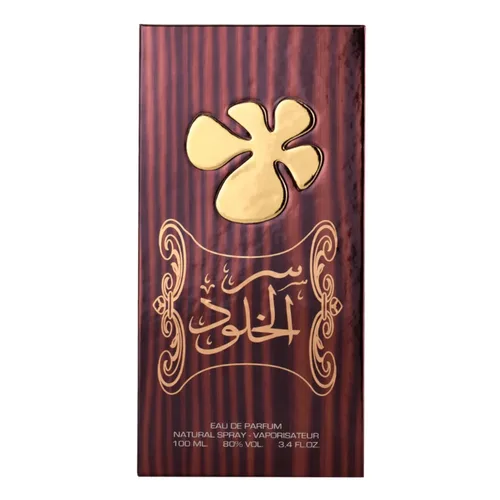 Vista 3 de Lattafa Perfumes Ser Al Khulood Gold Eau de Parfum Spray para Unisex, 3.4 onzas