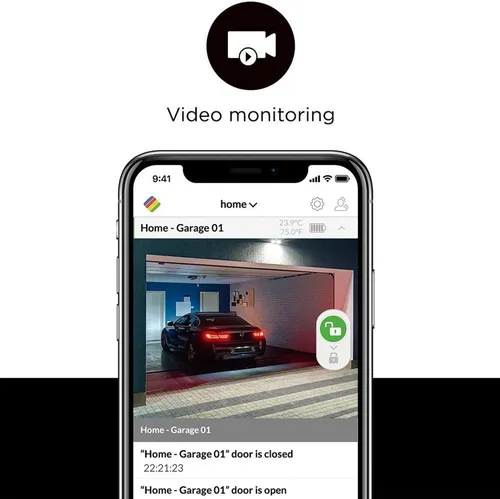 Vista 6 de ismartgate PRO Smart Garage Door Opener Remote. Compatible con Apple Homekit, Amazon Alexa, Google Assistant, IFTTT, Samsung SmartThings. Compatible
