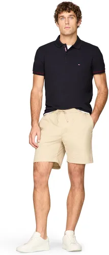 Vista 3 de Tommy Hilfiger Polo casual de manga corta para hombre en ajuste regular con diseños elásticos y puños