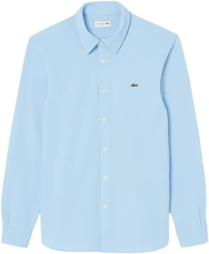 Vista 5 de Lacoste Camisa tejida de manga larga ajustada para hombre