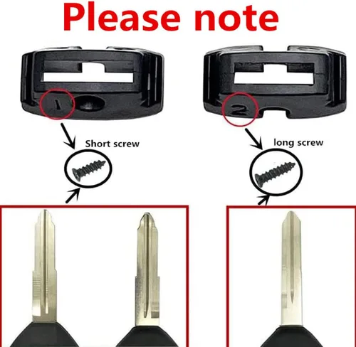 Vista 2 de Funda de repuesto para mando a distancia sin llave para Mitsubishi Eclipse Endeavor Galant Lancer Outlander (3 botones paquete 1)