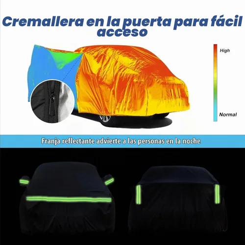 Vista 6 de Fundas impermeables de coche para Mini Cooper S 2002-2021 de 2 puertas (negro) 210T personalizadas 6 capas resistentes al agua protección para todo