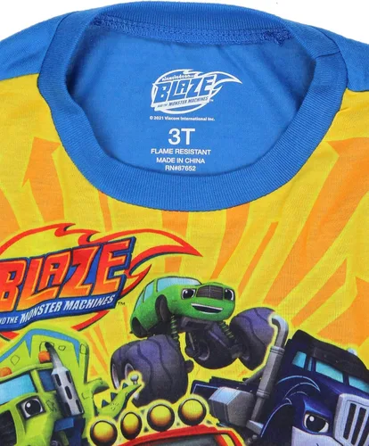 Vista 4 de Blaze and The Monster Machines - Pijamas para niños pequeños (2 piezas)