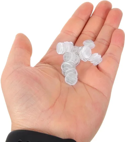 Vista 8 de EXCEART 100 almohadillas de silicona para aretes, almohadillas antideslizantes para hacer joyas, almohadillas transparentes para orejas, accesorios