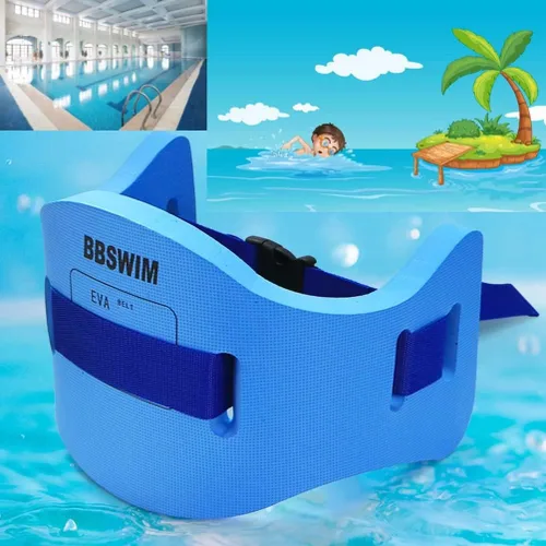 Vista 2 de Cinturón de ejercicio de flotación de EVA para natación, cinturón ajustable para entrenamiento de natación, herramientas de entrenamiento